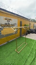 Barely Used Golden boutique Double Pole Hanger - Image 2