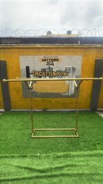 Barely Used Golden boutique Double Pole Hanger - Image 4