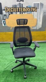 Neatly Used Top Quality Black Ergonomic Office Chair