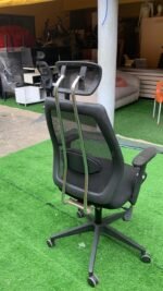 Neatly Used Top Quality Black Ergonomic Office Chair - Image 3