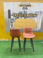 Red And Black Bar Stool - Image 5
