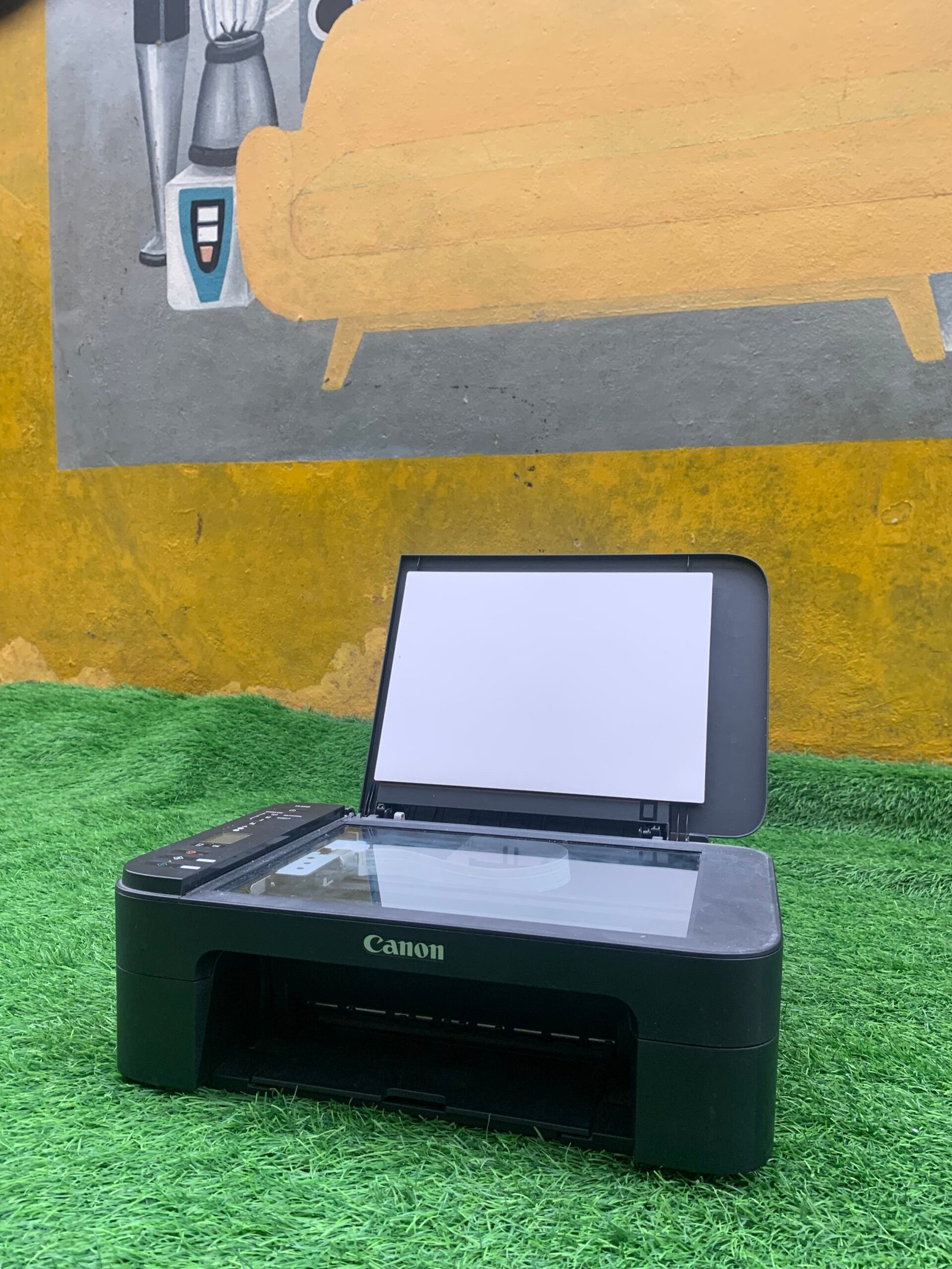 IMG_4595 Barely Used 3in1 Canon Pixma TS3140 AIO Wireless Printer - Print / Scan And Copy - Image 1