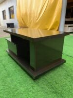 Glossy Brown Center Table With Drawer - Image 5
