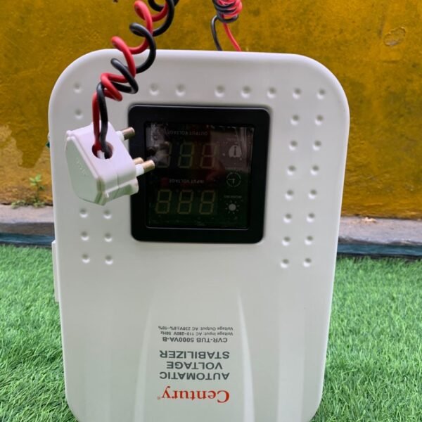 Barely Used Century Wall Mounted 5000W Automatic Voltage Digital Stabilizer | CVRTUB 5000VA-B