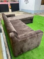 Brand New Brown Tufted 5 Seater L- Shape Sofa - Image 6