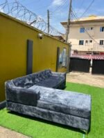 Brand New Grey Tufted 5 Seater Left L- Shape Sofa - Image 4
