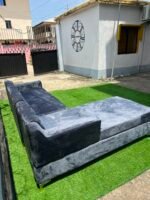 Brand New Grey Tufted 5 Seater Left L- Shape Sofa - Image 8