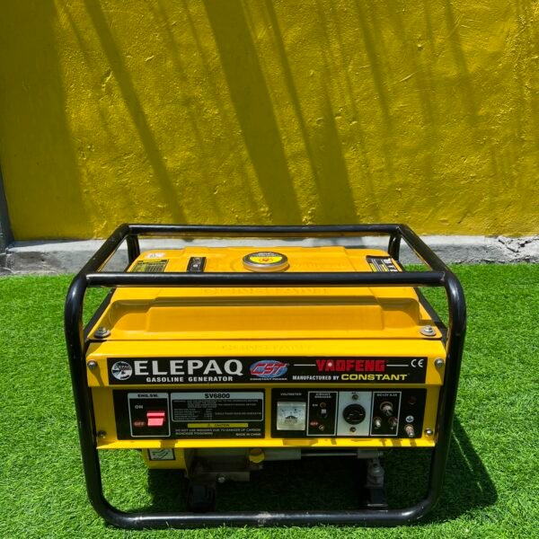 6 Month Used Elepaq 4.5KVA Constant Manual Starter 100% Copper Generator | SV6800