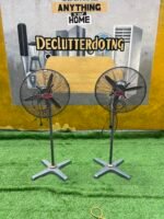 Slightly Rusted 18inch OX Industrial Standing Fan
