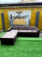 Brand New 5 Seater Brown L Shape Sofa - Image 4