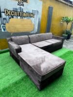 Brand New 5 Seater Brown L Shape Sofa - Image 2