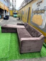 Brand New 5 Seater Brown L Shape Sofa - Image 5