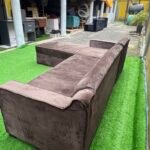 Brand New 5 Seater Brown L Shape Sofa