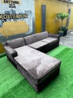 Brand New 5 Seater Brown L Shape Sofa - Image 8