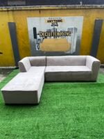 Brand New Off White 5 Seater L Shape Sofa Set - Image 8