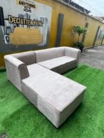 Brand New Off White 5 Seater L Shape Sofa Set