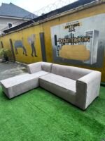 Brand New Off White 5 Seater L Shape Sofa Set - Image 5