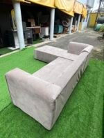 Brand New Off White 5 Seater L Shape Sofa Set - Image 3