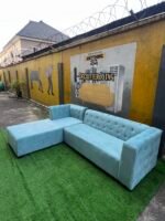 Brand New L Shape Tufted Sofa Set