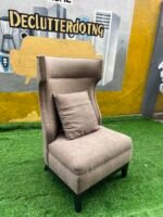 Neatly Used Top Quality Brown Lifemate Armless Chair With Pillow