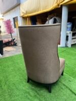 Neatly Used Top Quality Brown Lifemate Armless Chair With Pillow - Image 2