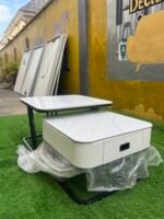 Brand New 2in1 Real Marble Center Table With Leather Finishing - Image 6