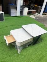 Brand New 2in1 Real Marble Center Table With Leather Finishing - Image 9