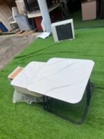 Brand New 2in1 Real Marble Center Table With Leather Finishing - Image 12