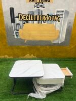 Brand New 2in1 Real Marble Center Table With Leather Finishing - Image 15
