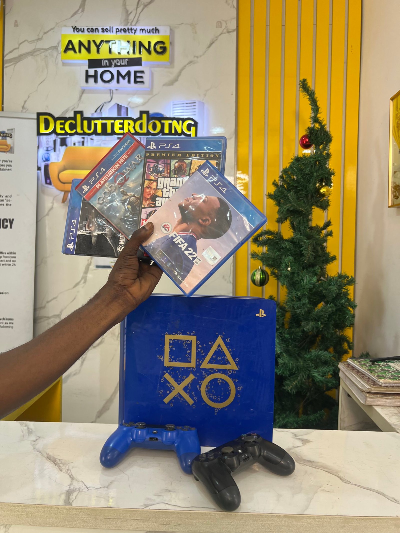 IMG_7133 Relatively New 1TB PS4 Console With Two Pads And 4 Games( Limited Edition) - Image 1