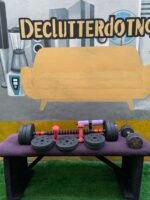 Barely Used 30kg Plastic Adjustable Dumbbell With 10kg and 2 1.5kg And Sit Up - Image 5